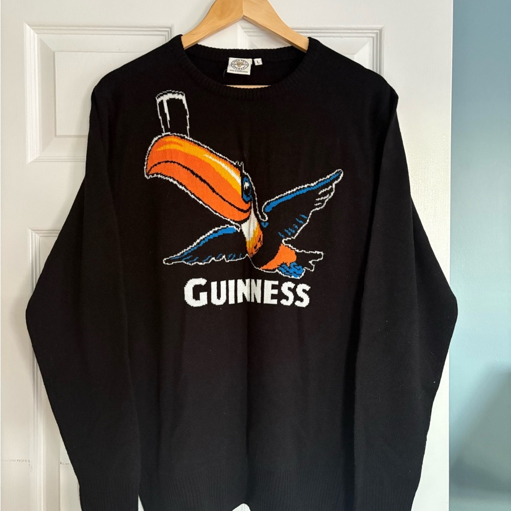 Guinness Black Knitwear with Logo